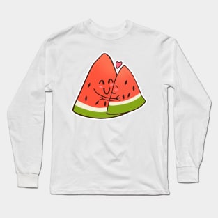 Cute Watermelon Long Sleeve T-Shirt